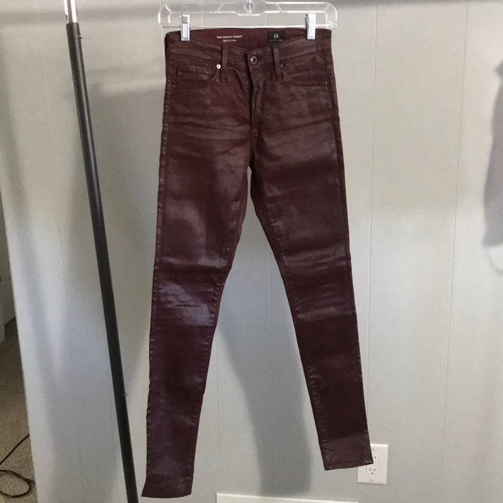 AG Jeans Farrah Skinny Leatherette